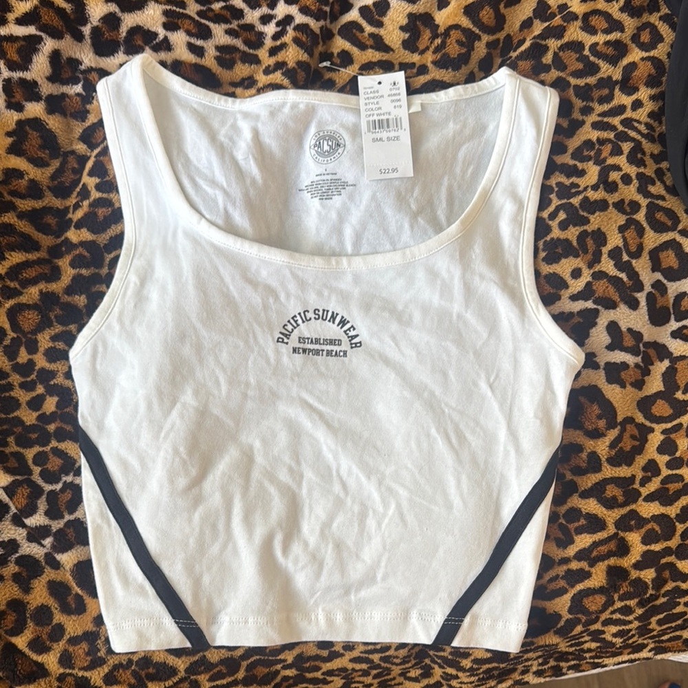 Pacific Sunwear White Tank Top (PacSun)